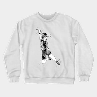 Handball Player Boy Hits The Ball Crewneck Sweatshirt